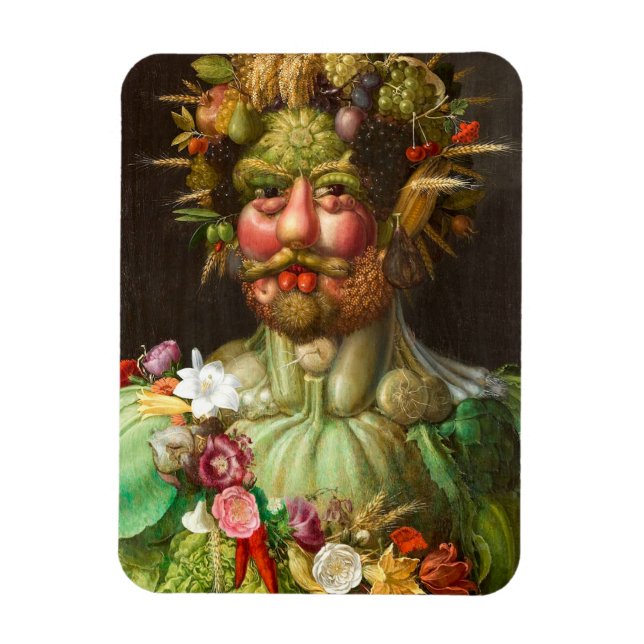 Imán The Four Seasons: Vertumnus - Giuseppe Arcimboldo (Vertical)