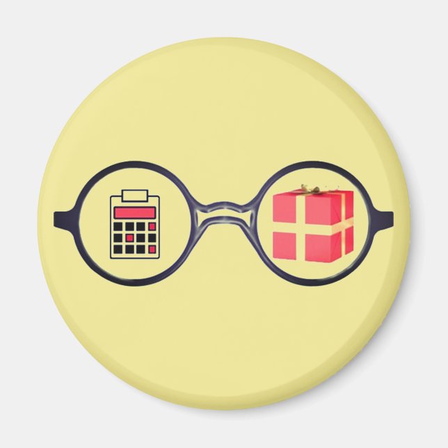 Imán "The Gifted Accountant's Logo" (Frente)