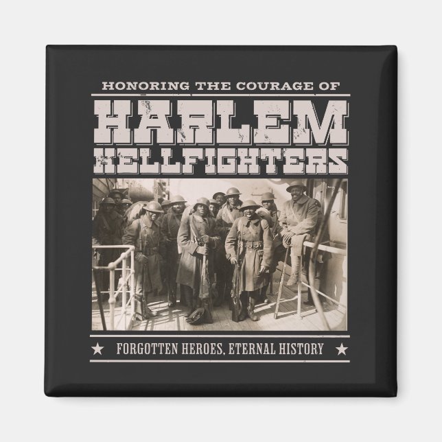 Imán The Harlem Hellfighters - WW1 Tribute (Frente)