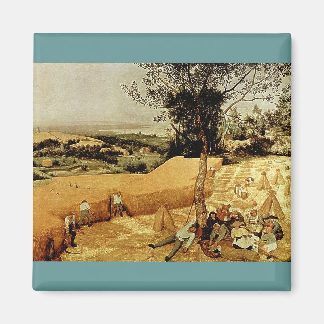 Imán The Harvesters de Pieter Bruegel (1565) (Frente)