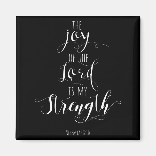 Imán The Joy Of The Lord Is My Strength Christian  (Frente)