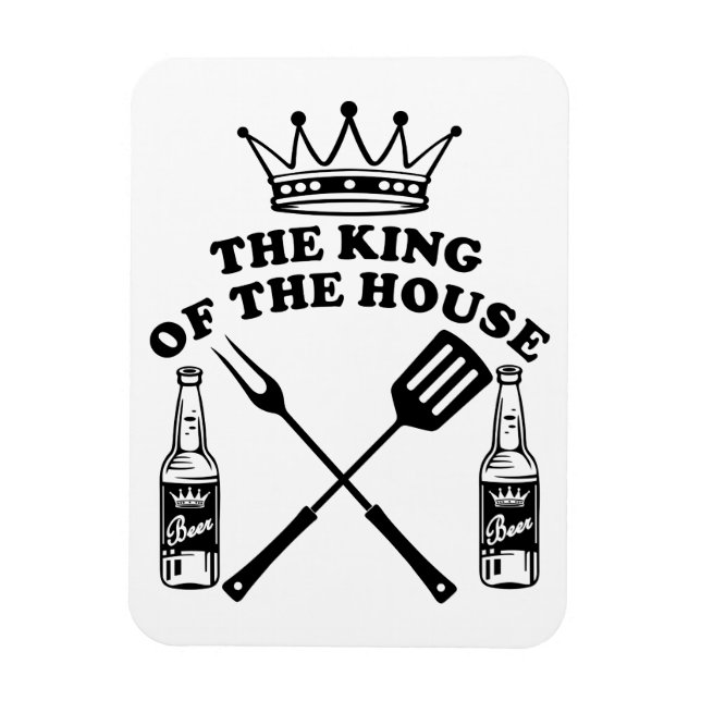 Imán The King of the House Beer (Vertical)