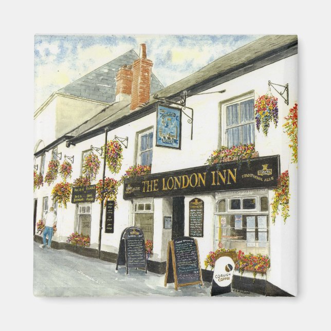 Imán "The London Inn (Padstow)" Magnet (Frente)