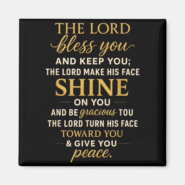 Imán The Lord Bless You And Keep You  (Frente)
