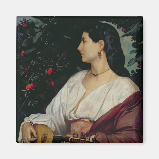 Imán The Mandolin Player, 1865 (Frente)