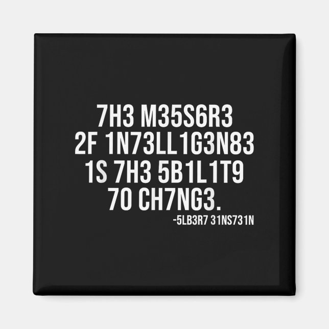 Imán The Measure Of Intelligence Coded Motivational Sci (Frente)