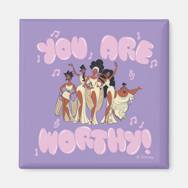 Imán The Muses - You Are Worthy Magnet (Frente)