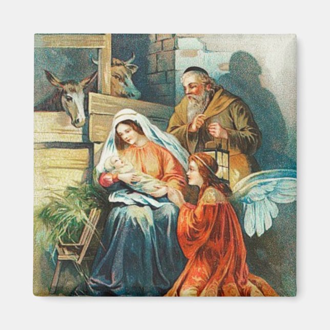 Imán The Nativity Vintage Magnet (Frente)
