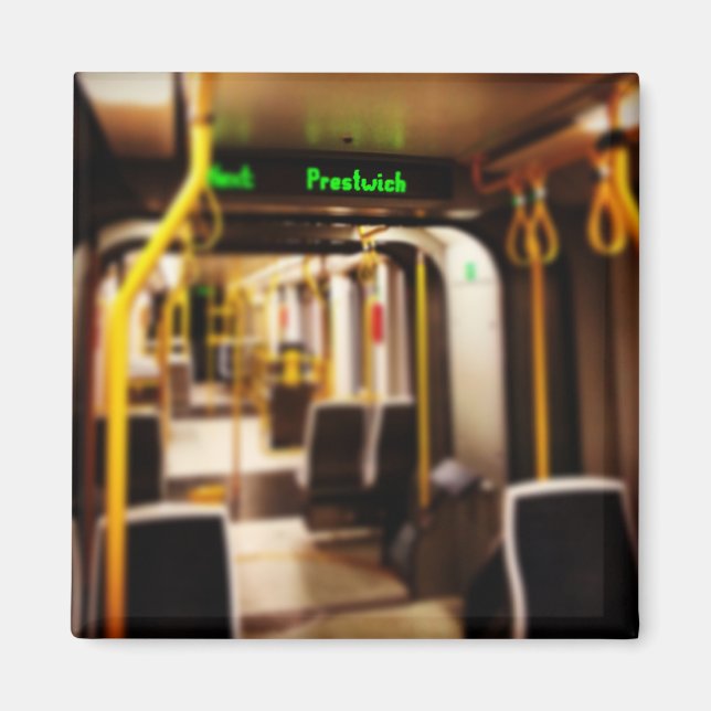 Imán The next stop will be...Prestwich (Frente)