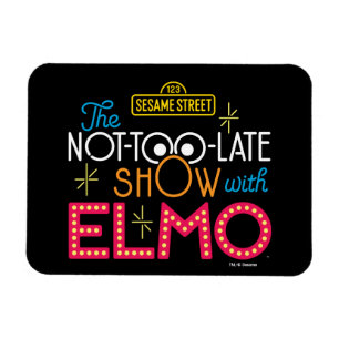 Imán The Not-Too-Late Show con Elmo