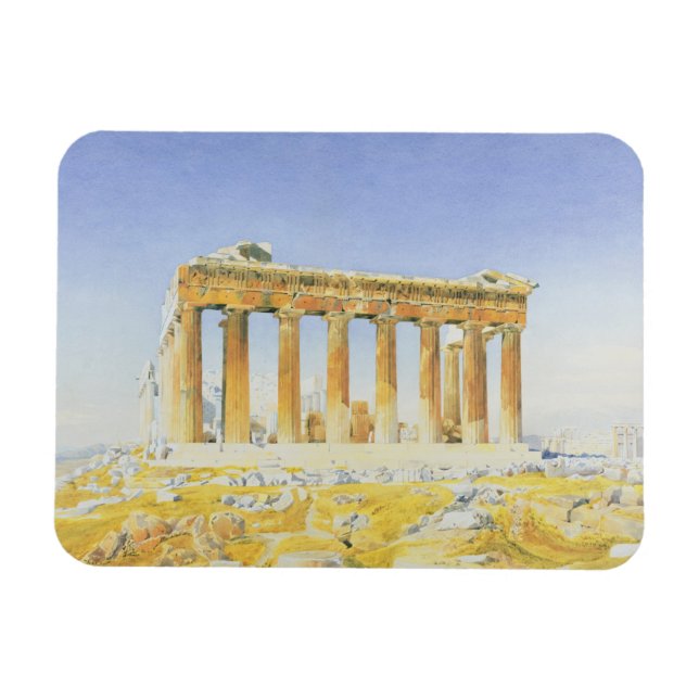 Imán The Parthenon, c.1834 (con lápiz sobre papel) (Horizontal)