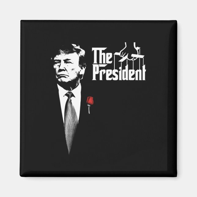 Imán The President Donald Trump Movie Poster Trending M (Frente)