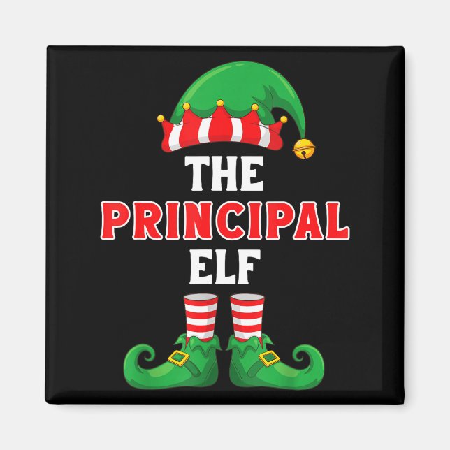 Imán The Principal Elf Christmas For Principal School P (Frente)