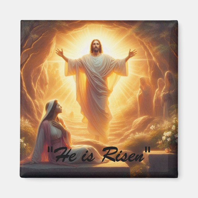 Imán The Resurrection Light: Jesus Christ Rises (Frente)