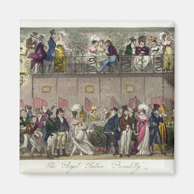 Imán The Royal Saloon, Piccadilly, de 'The English Sp. (Frente)