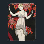 Imán The Science Tree Evening Dress - George Barbier<br><div class="desc">The Science Tree evening dress by French couturier Georges Camille Doeuillet. Art Deco fashion illustration by George Barbier (1914).</div>