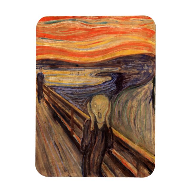 Imán The Scream - Edvard Munch (Vertical)