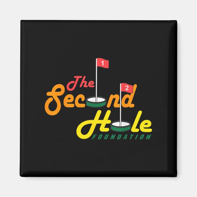 Imán The Second Hole Foundation Funny Apparel  (Frente)