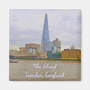 Imán The Shard, Thames River, Londres, Inglaterra