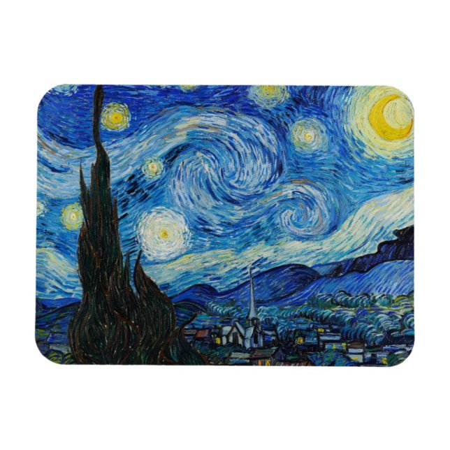 Imán The Starry Night - Vincent Van Gogh (Horizontal)