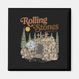 Imán The Stone Was Rolled Away He Is Alive Retro Christ