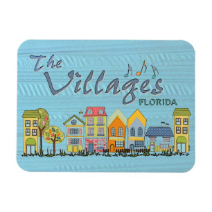 Imán The villages florida community flex magnet