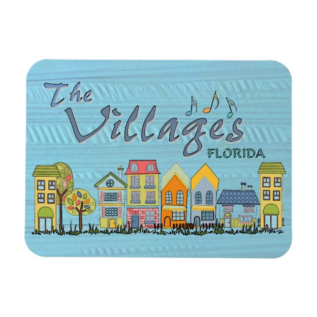 Imán The villages florida community flex magnet (Horizontal)