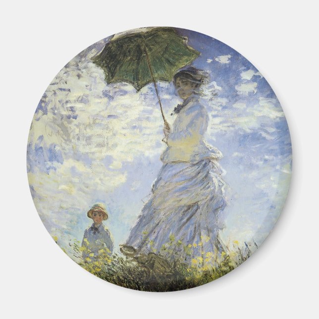 Imán The Walk, Lady with a Parasol (Frente)