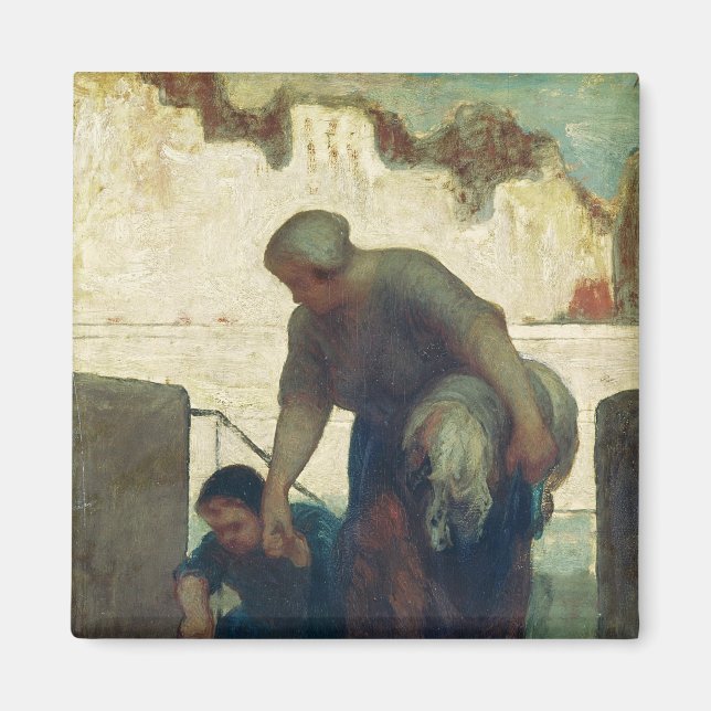 Imán The Washerwoman, c.1860-61 (Frente)