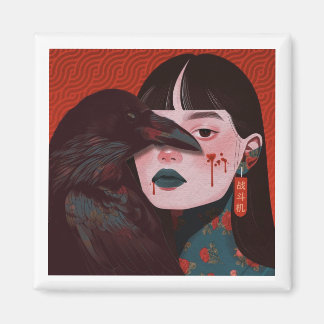 Imán The woman and the crow