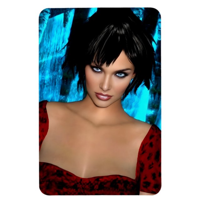 Imán The World Behind the Eyes flexible photo magnet (Vertical)