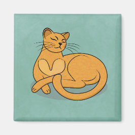 Imán The Yellow Cat Magnet