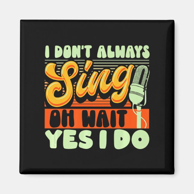 Imán Theater Broadway Musical I Dont Always Sing  (Frente)