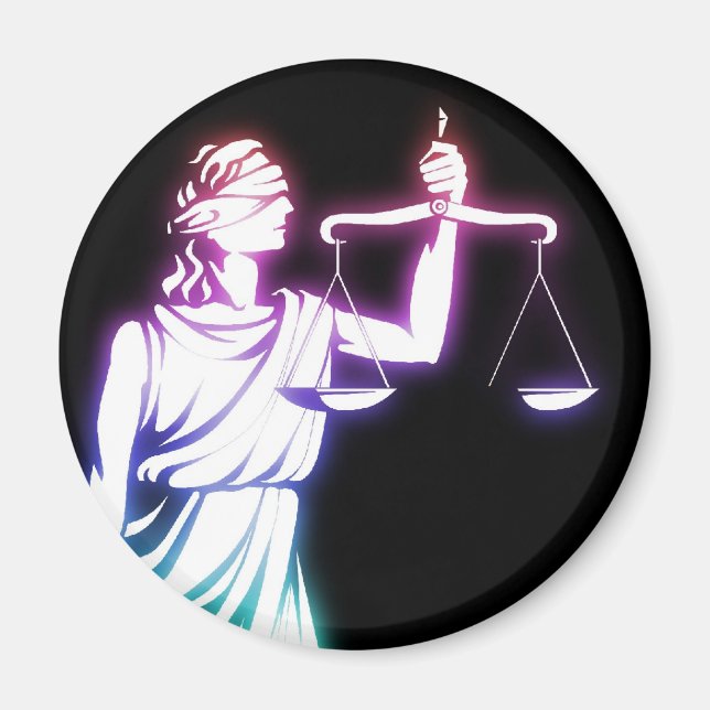 Imán Themis | Escala de justicia (Frente)