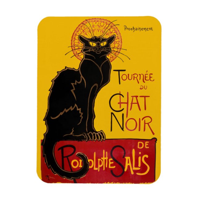 Imán Theophile Steinlen - Le Chat Noir Vintage (Vertical)