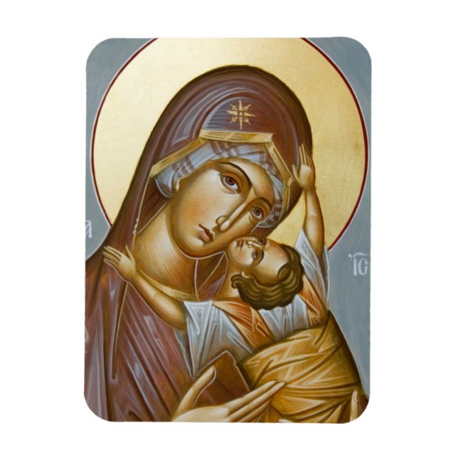 Imán Theotokos Kardiotissa Magnet (Vertical)