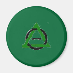 Imán Therian verde