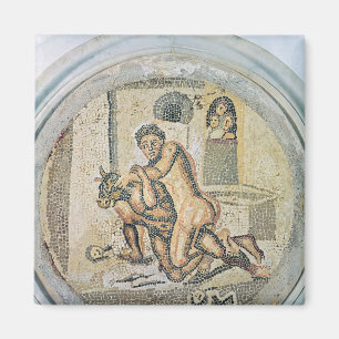 Imán Theseus que lucha con el Minotaur