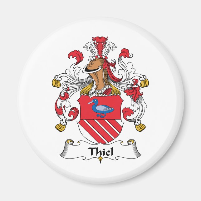 Imán Thiel Family Crest (Frente)