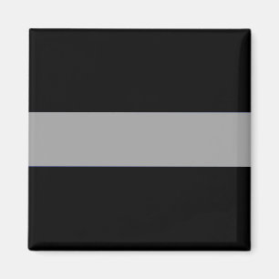 Imán Thin Gray Line Correctional Officer Magnet