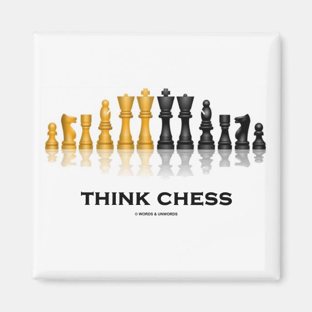 Imán Think Chess (Juego de ajedrez) (Frente)