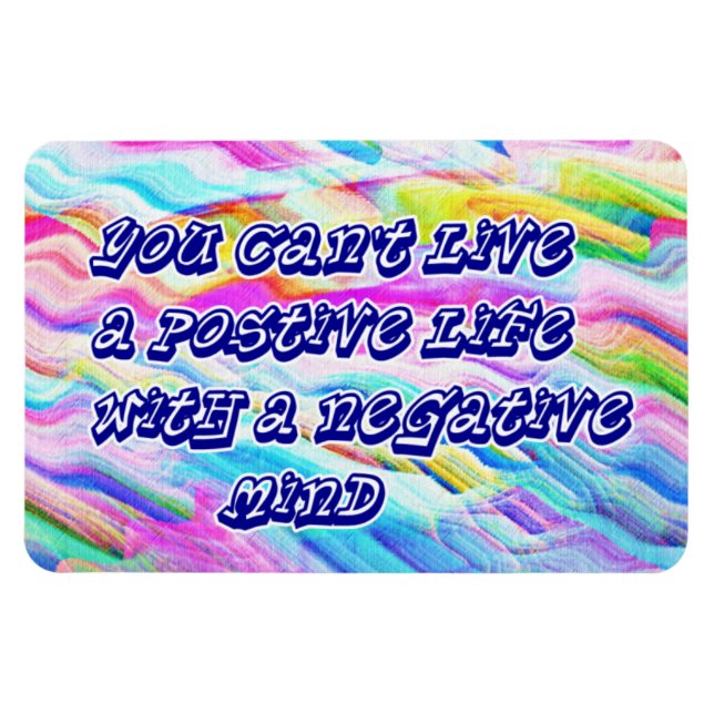 Imán Think Postive_Premium Flexi Magnet (Horizontal)