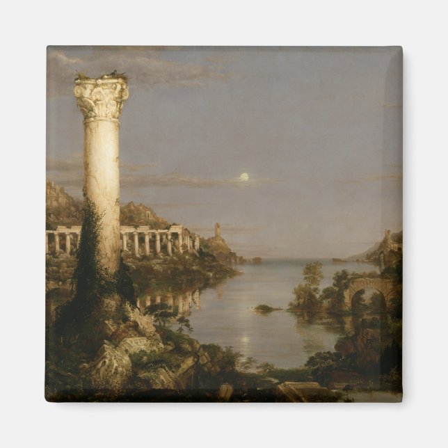 Imán Thomas Cole El curso de la desolación imperial (Frente)