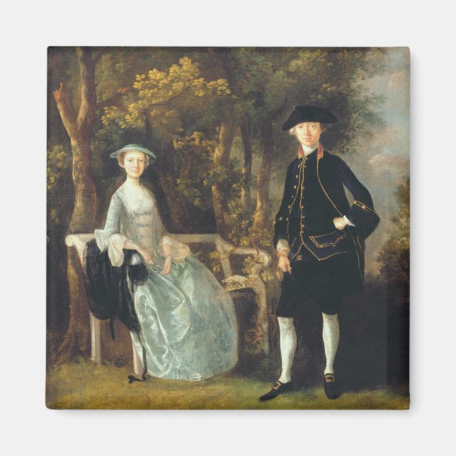 Imán Thomas Gainsborough | Lady Lloyd y su hijo Rich (Frente)