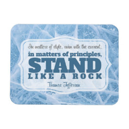 Imán Thomas Jefferson cita Inspiradora "Principio"