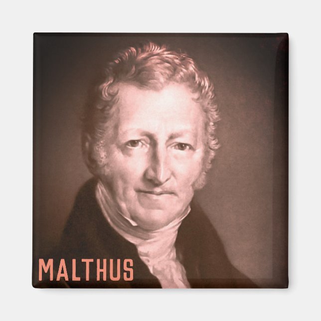 Imán Thomas R. Malthus Magnet (Frente)
