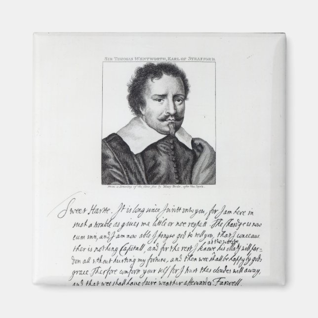 Imán Thomas Wentworth, primer Conde de Strpermitir (Frente)