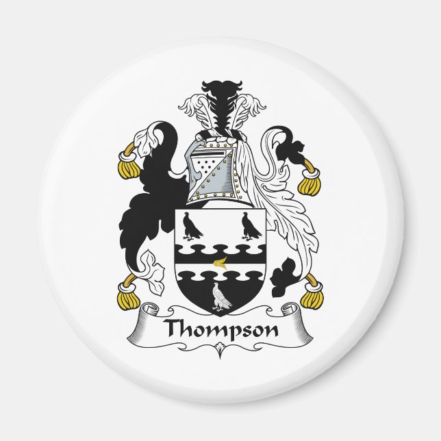 Imán Thompson Family Crest (Frente)