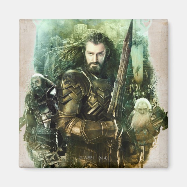 Imán THORIN OAKENSHIELD™, Dwalin y Balin Graphic (Frente)