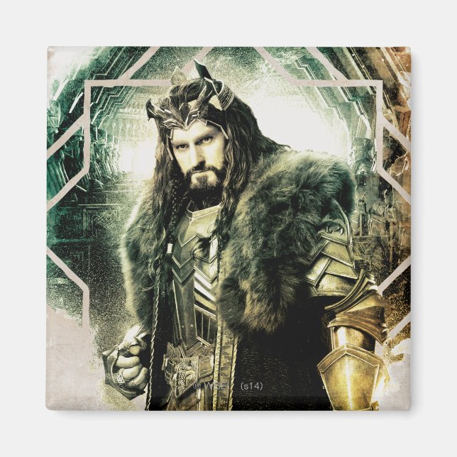 Imán THORIN OAKENSHIELD™ - Rey bajo la montaña (Frente)